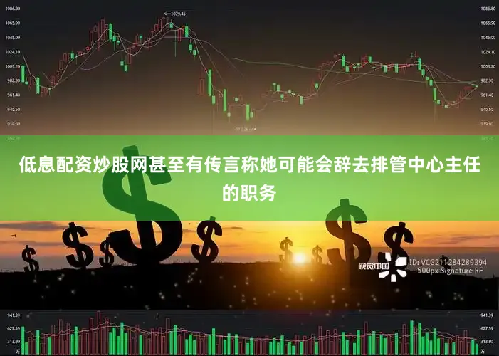 低息配资炒股网甚至有传言称她可能会辞去排管中心主任的职务